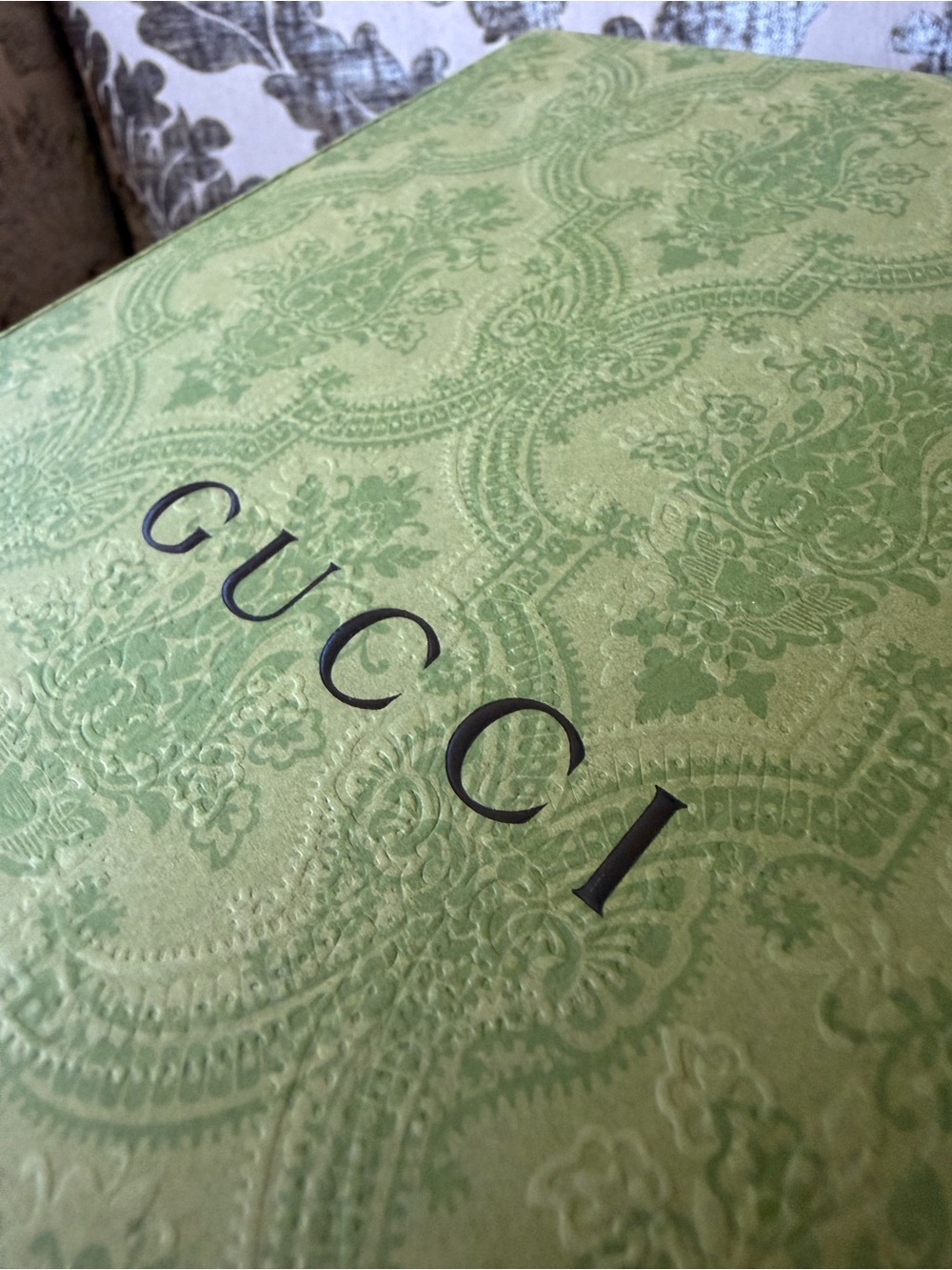 Gucci Light Green Patterned Box - Picture 9 of 11